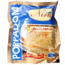 Niru Brand Papadum Small 150g