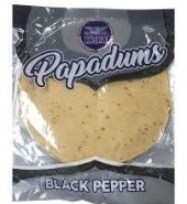 Heera Black Pepper Papadums 200g