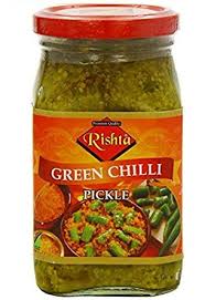 Rishta Green Chilli Pickle 400g