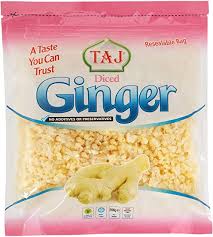 Frozen Taj Diced Ginger 200g