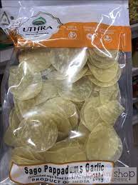 Uthra Onion Sago Papadums 200g