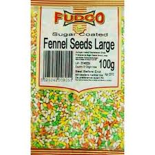 Fudco Fennel Seeds Large (Sugar Coated) 100g