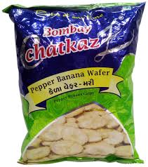 Bombay Chatkaz Pepper Banana Wafer 200g