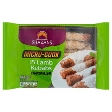 Shazans 15 Micro Cook Lamb Kebab 600g