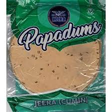 Heera Jeera (cumin) Papadums 200g