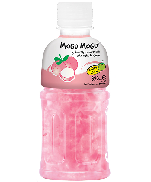 Mogu Mogu Drink with Nata de Coco Lychee Flavour 320ml