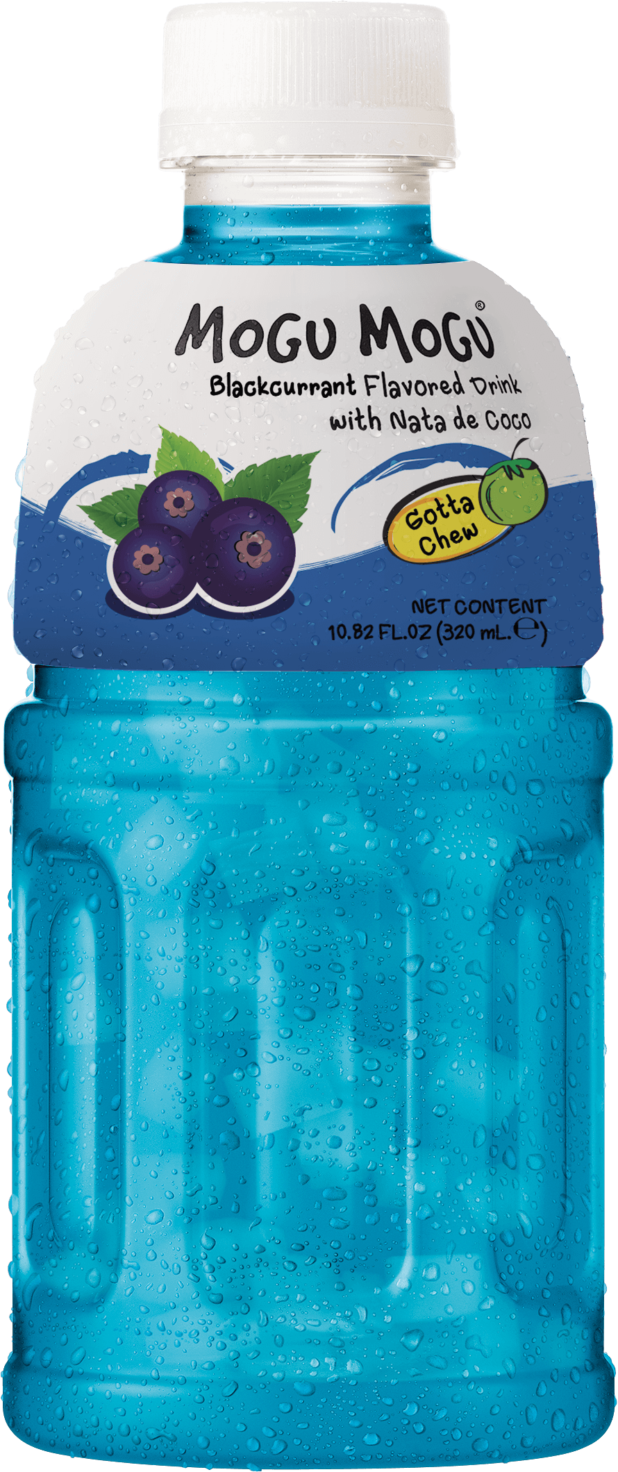 Mogu Mogu Drink with Nata de Coco Blackcurrant Flavour 320ml