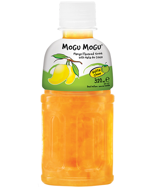 Mogu Mogu Drink with Nata de Coco Mango Flavour 320ml