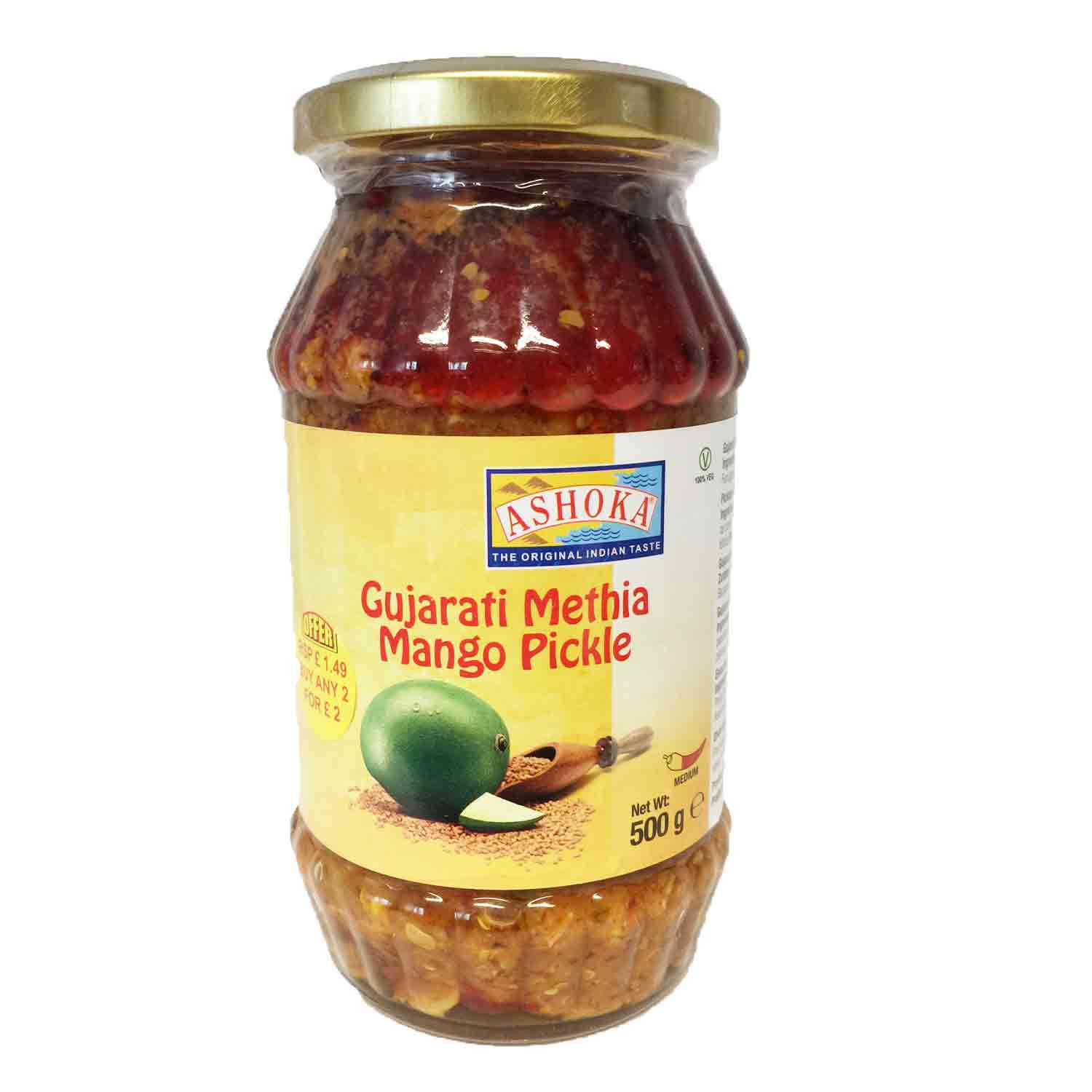 Ashoka Gujarati Methia Mango Pickle 500g