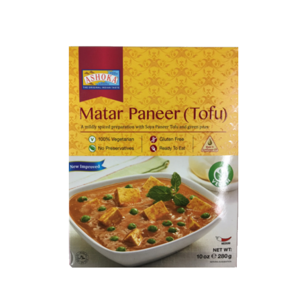 Ashoka Matar Paneer (Tofu) – RRP £1.29 280g