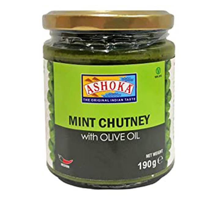 Ashoka Mint Chutney With Olive Oil 190g