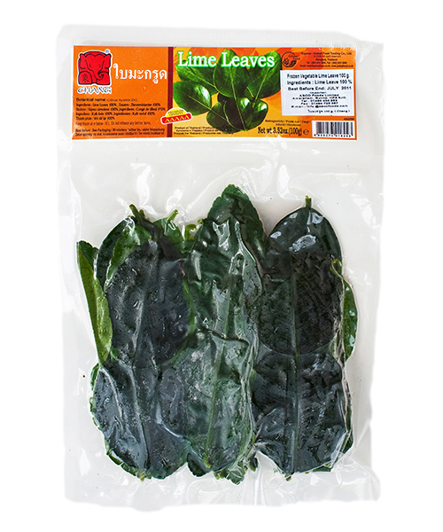 Chang Kaffir Lime Leaves ใบมะกรูดแช่แข็ง 100g