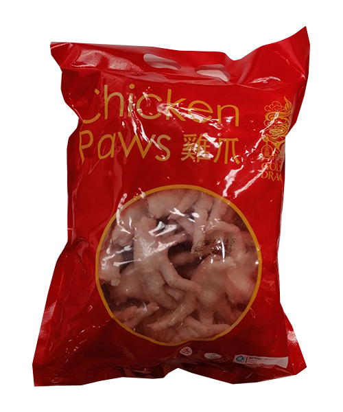 Golden Dragon Halal Jumbo Chicken Feet/Paw  1kg