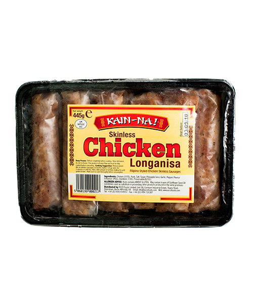 Kain-Na! Skinless Chicken Longanisa 454g