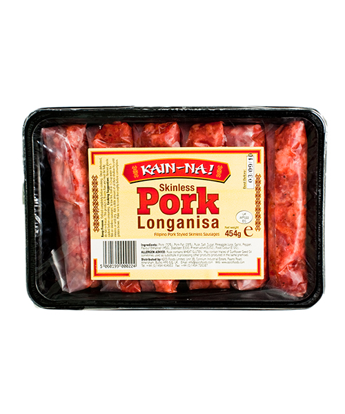 Kain-Na! Skinless Pork Longanisa 454g