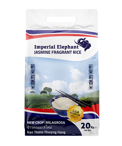 Imperial Elephant Whole Jasmine Rice 20kg